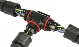 SAHA MONTAJ 6PİN T GÜÇ KONNEKTÖRÜ IP68