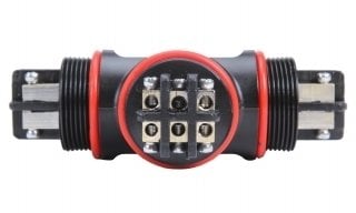 SAHA MONTAJ 6PİN T GÜÇ KONNEKTÖRÜ IP68