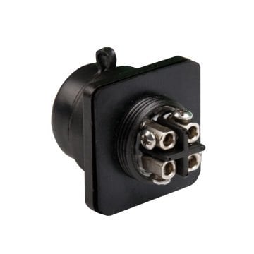 4 PİN ERKEK PANEL TİPİ SAHA MONTAJ SÖKÜLÜR TAKILIR KONNEKTÖR