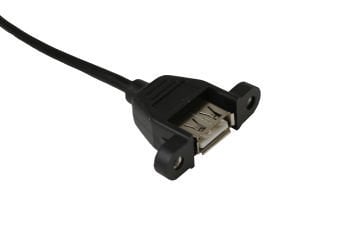 PANEL TİP DİŞİ+ERKEK USB KABLO 30 CM